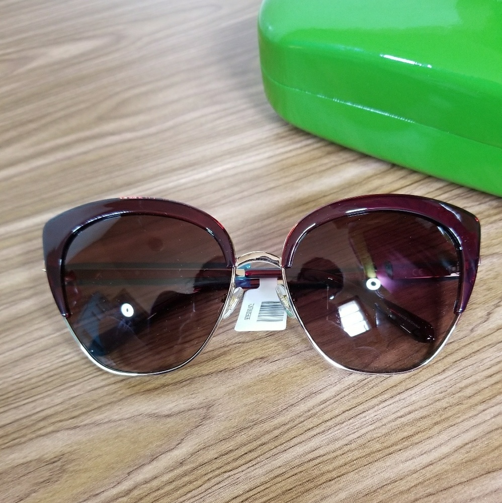 Kate Spade Abinaya Cat Eye Sunglasses with Case
